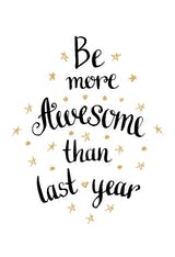 Awesome Plus - Happy Birthday Card